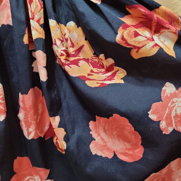 Band of Gypsies Women's Size XS Boho Floral Mini Sundress Corset Bodice Pockets - Picture 10 of 10